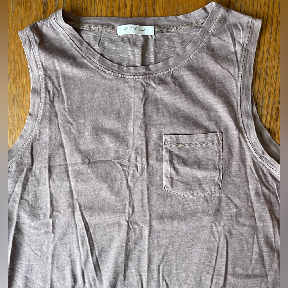 Mustard Seed Muscle Tank Top Size Medium